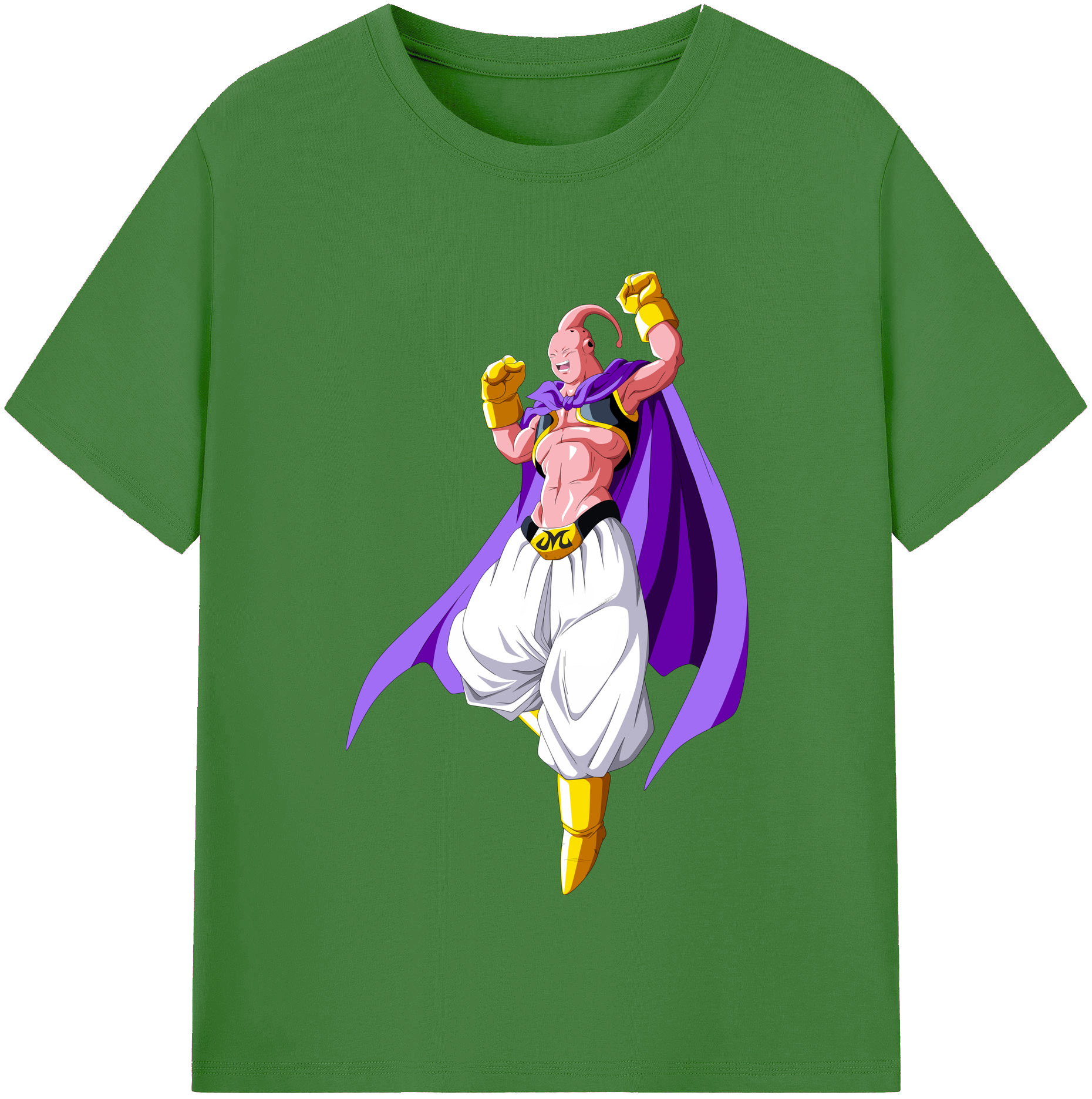 （画像用） ドラゴンボール 魔人ブウ DRAGON BALL Majin Buu レディースカジュアルプリントTシャツ（綿100％）